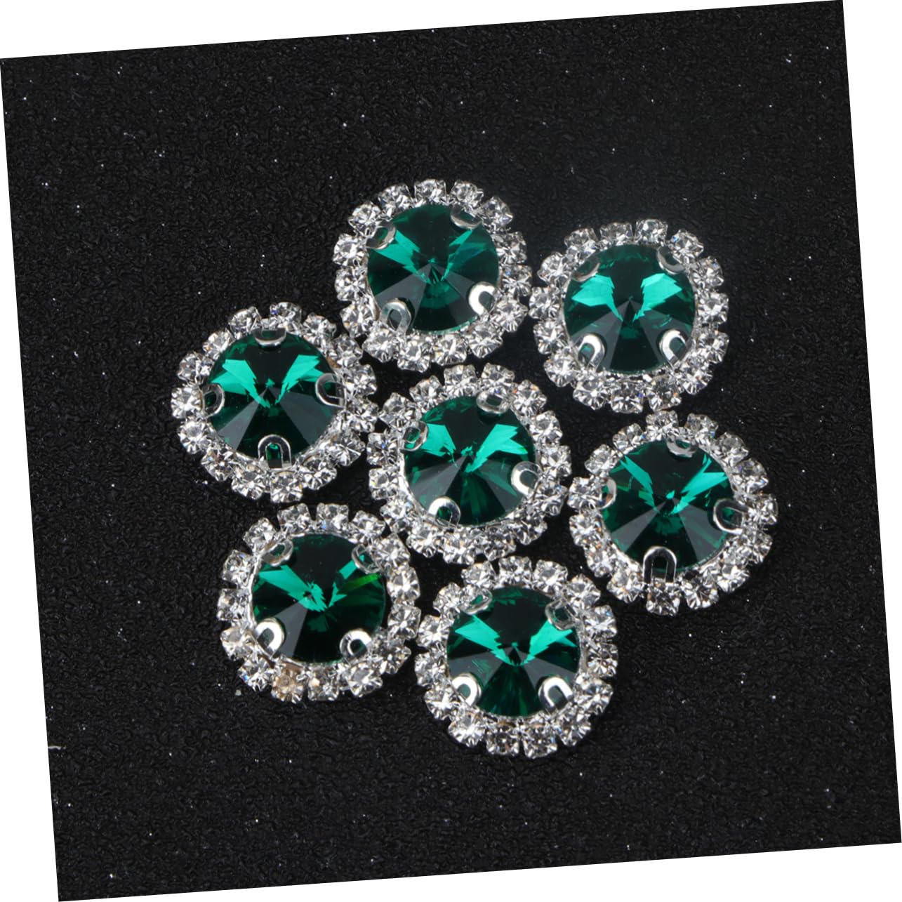 Tofficu 60stücke Flachrücken-rhinestones Grün Bastel-kristalle Für Hochzeitsdekoration Tischstreuung Schmuckherstellung Und Bastelprojekte Als Deko Für Feiern Und Anlässe