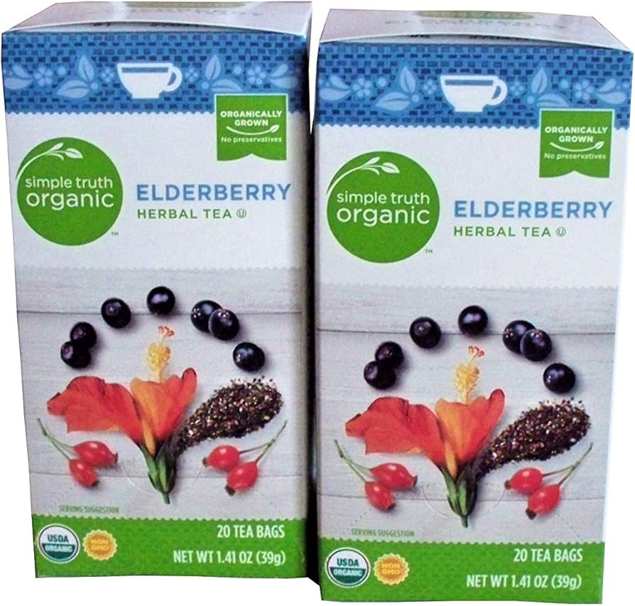 Amazon.com : Simple Truth Organic Elderberry Herbal Tea 20 ct