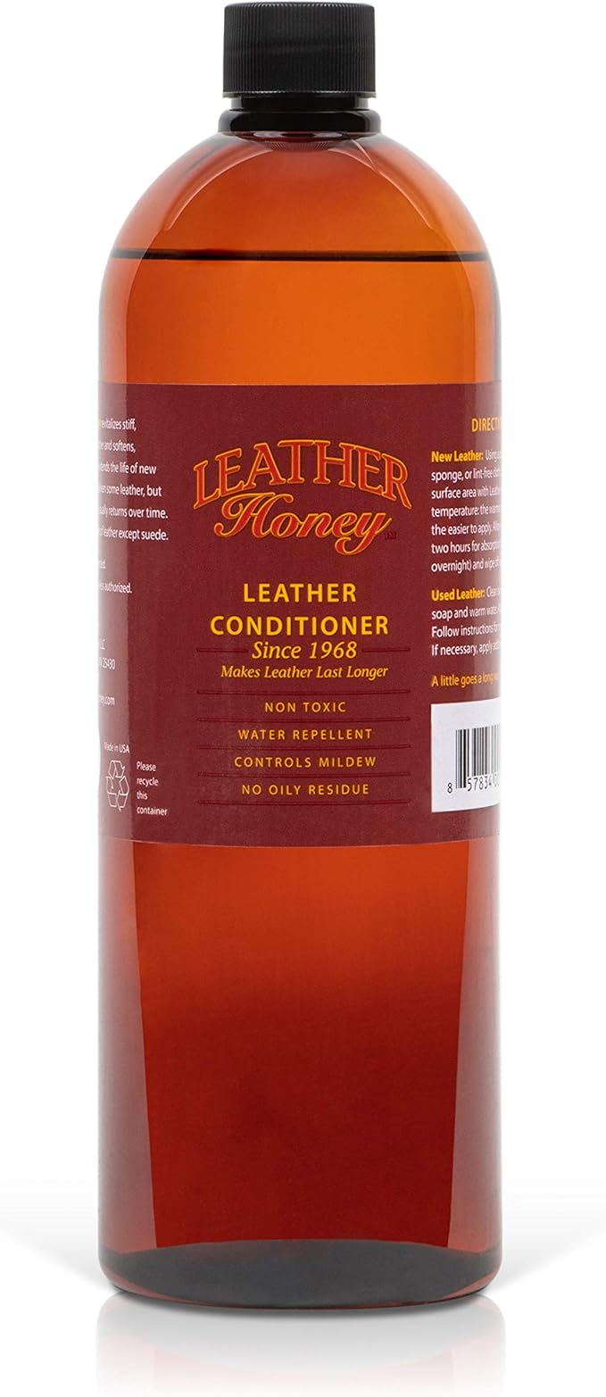 LEATHER Honey Leather Conditioner, Best Leather Conditioner Since 1968