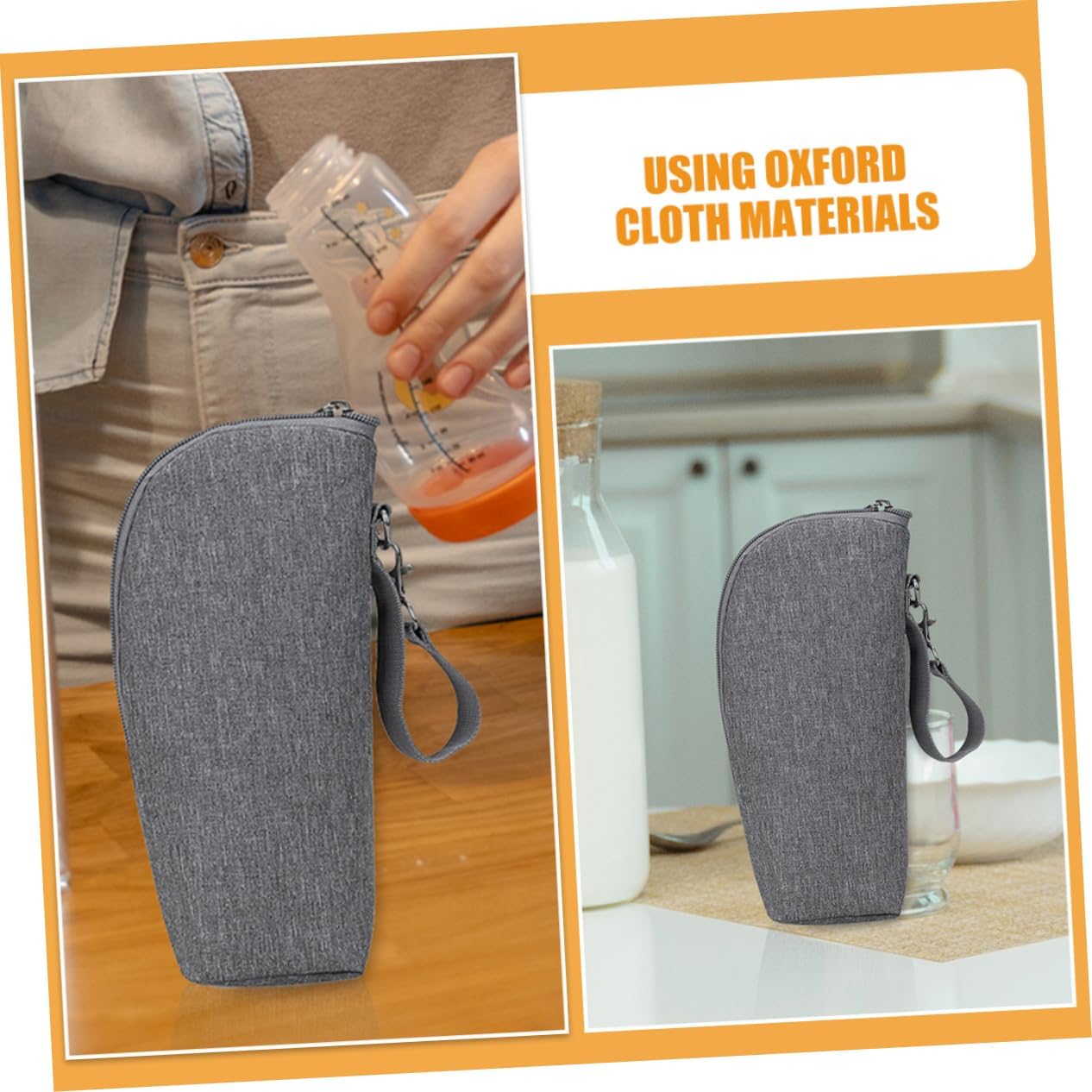 KESYOO 3pcs Insulated Bottle Storage Bags Portable Milk Bottle Organizer for Breastmilk Food Jars Compatible for Travel Daycare