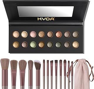 KYDA Kit de paleta de sombras de ojos hornead...