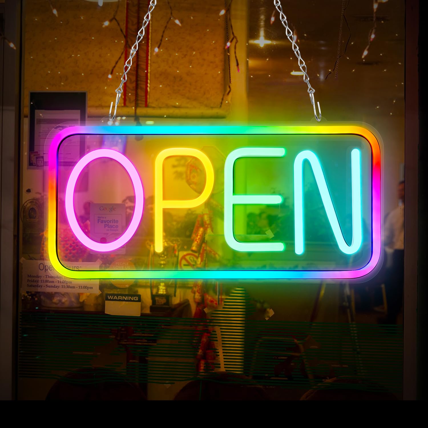 lite ON TAP ネオン看板 Amazon | OPEN RGB ネオンサイン オープン LED 