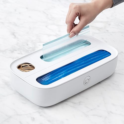 Miniatura 8 de YouCopia StoraBag - Dispensador de bolsas de alimentos con cajón, 3 ranuras, organizador de bolsas de sándwich de plástico para almacenamiento de