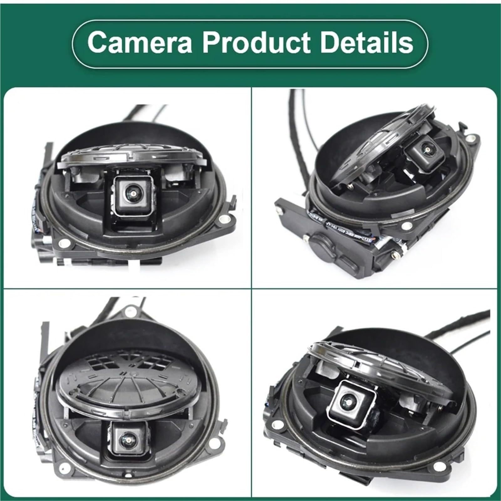 Cámara Reversa Auto Cámara Visión Trasera Coche Emblema Marcha Atrás Giratorio CVBS-NTSC para Golf 5 6 7 8 B678 MK5 MK6 MK7 Maletero Visión Asistencia(B*8 G*6)