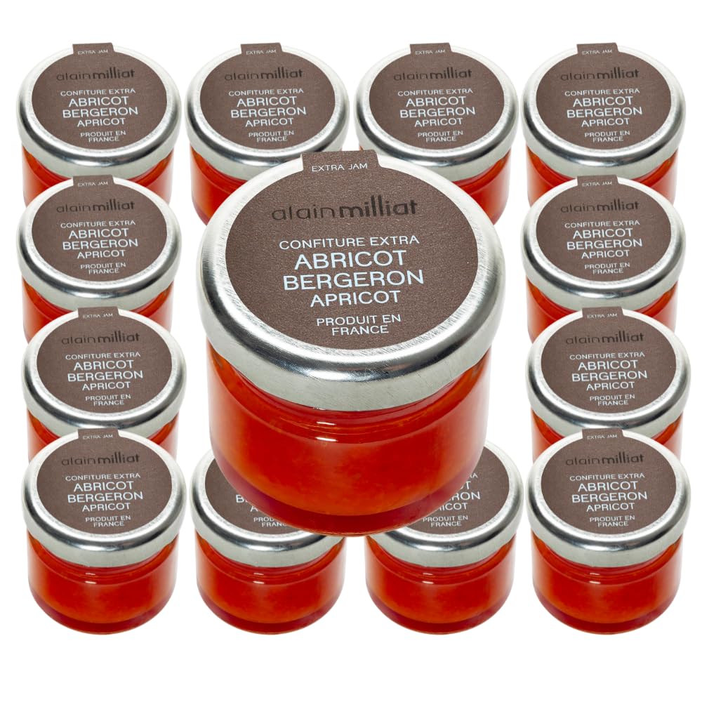 Amazon.com : Alain Milliat Bergeron Apricot Jam, 60 Count of 1 oz