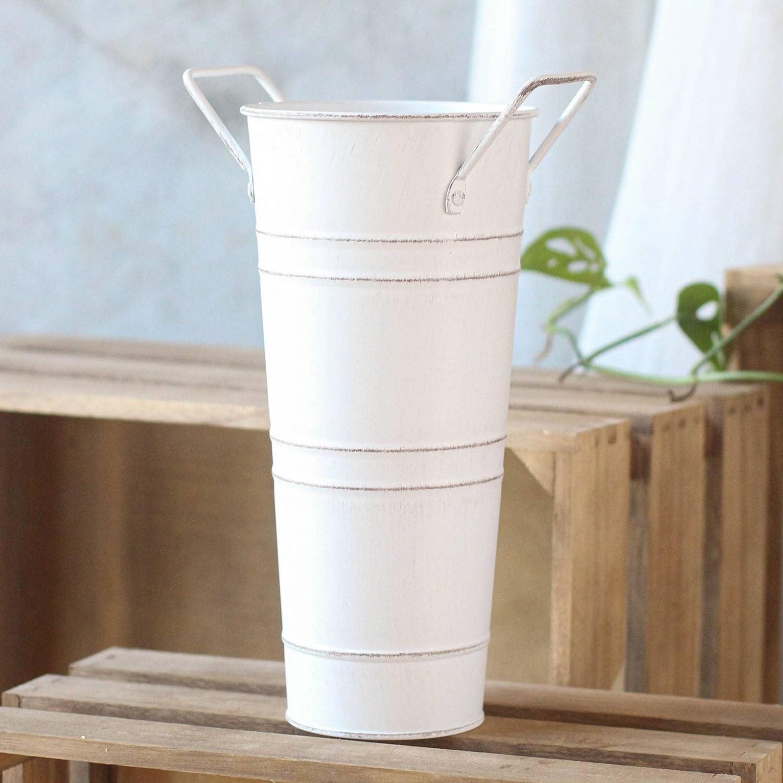 Metal Umbrella Stand For Entryway, Freestanding Umbrella Holder Bucket