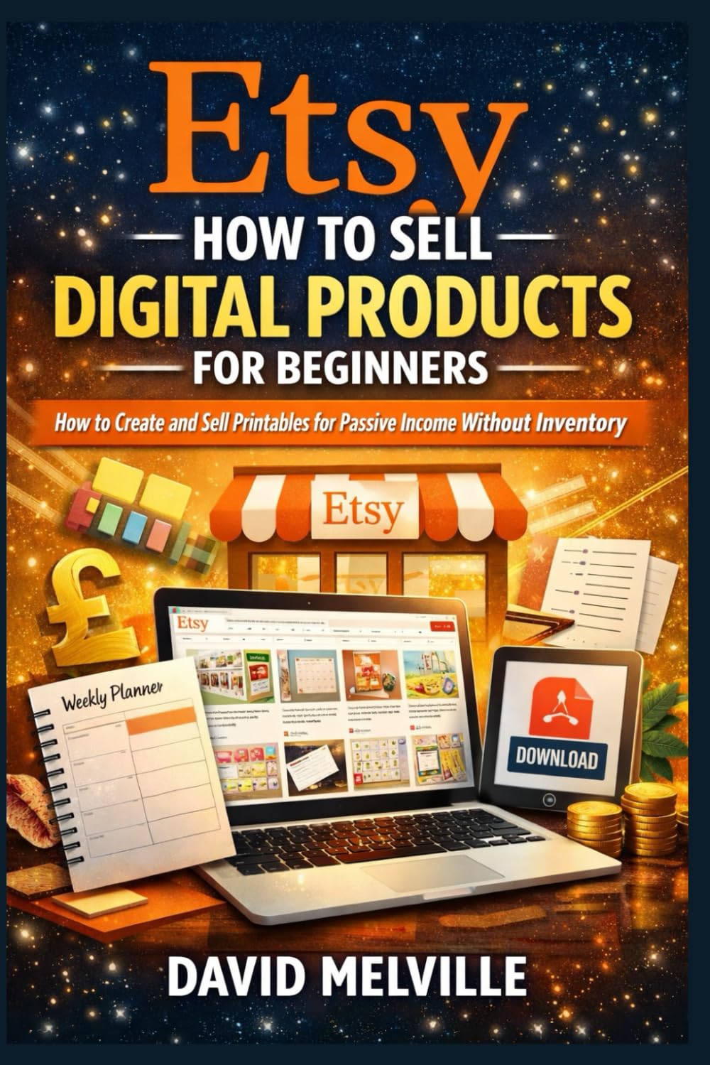 Etsy: How to Sell Digital Products for Beginners: How to Create and Sell Printables for Passive Income Without Inventory