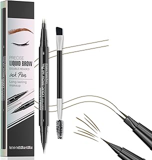 Lápiz de cejas, 2 en 1 de doble punta Microbl...