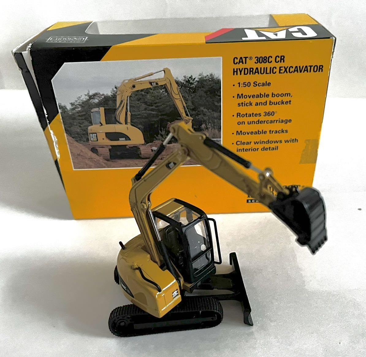 キャタピラー建機　CAT308C CR  1/50 キャタピラー建機 CAT308C CR 1/50 1:50 Cat® 308 CR Mini