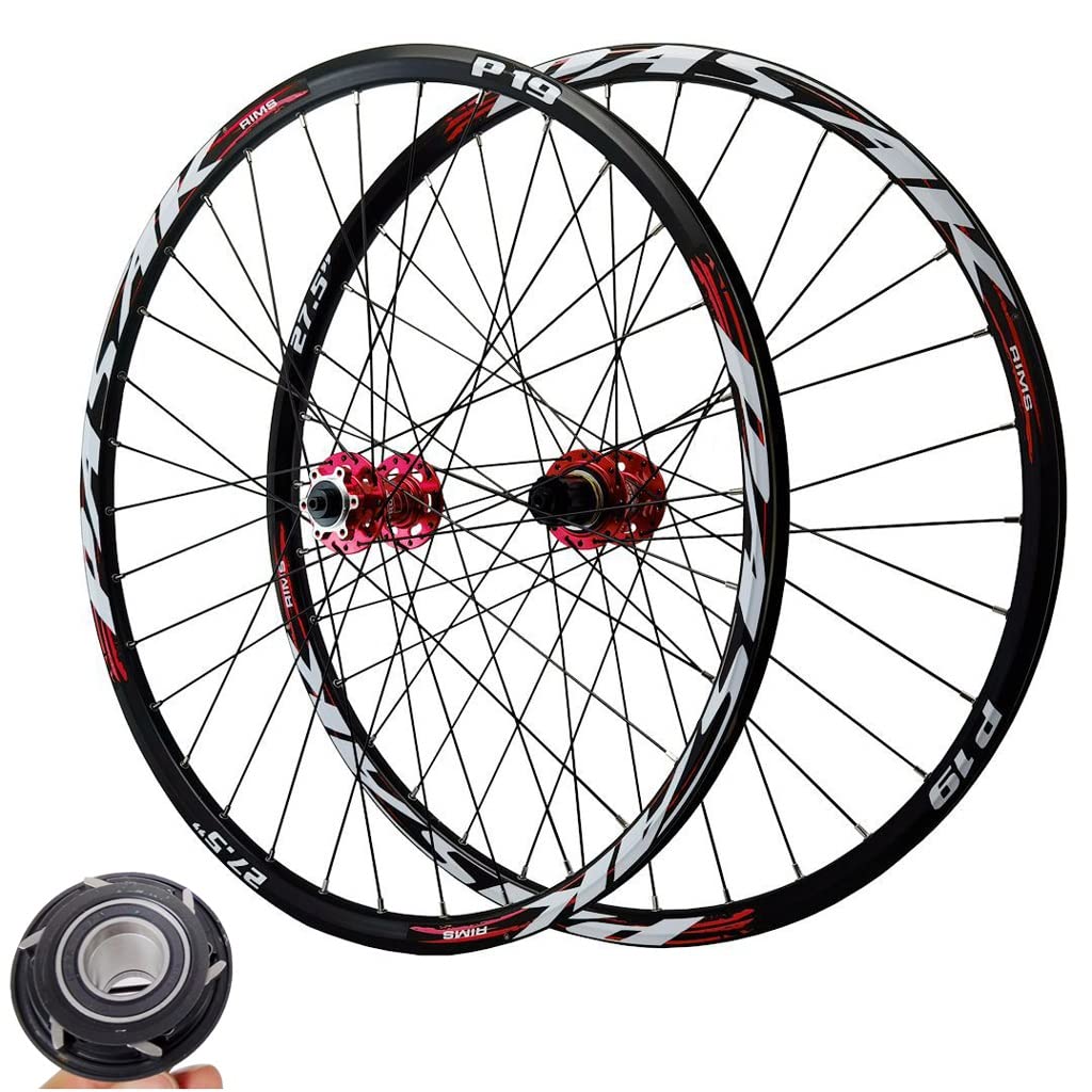 Amazon | 26/27.5/29インチMTBバイクホイールセット、アルミ合金ダブル