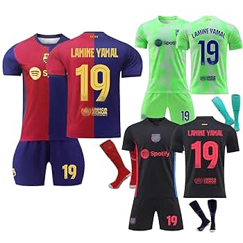 24-25 バルセロナ アウェイ 19番 ヤマル ユニフォーム Amazon.co.jp: [RWRAPS] 24-25年 ヤマル ユニフォーム