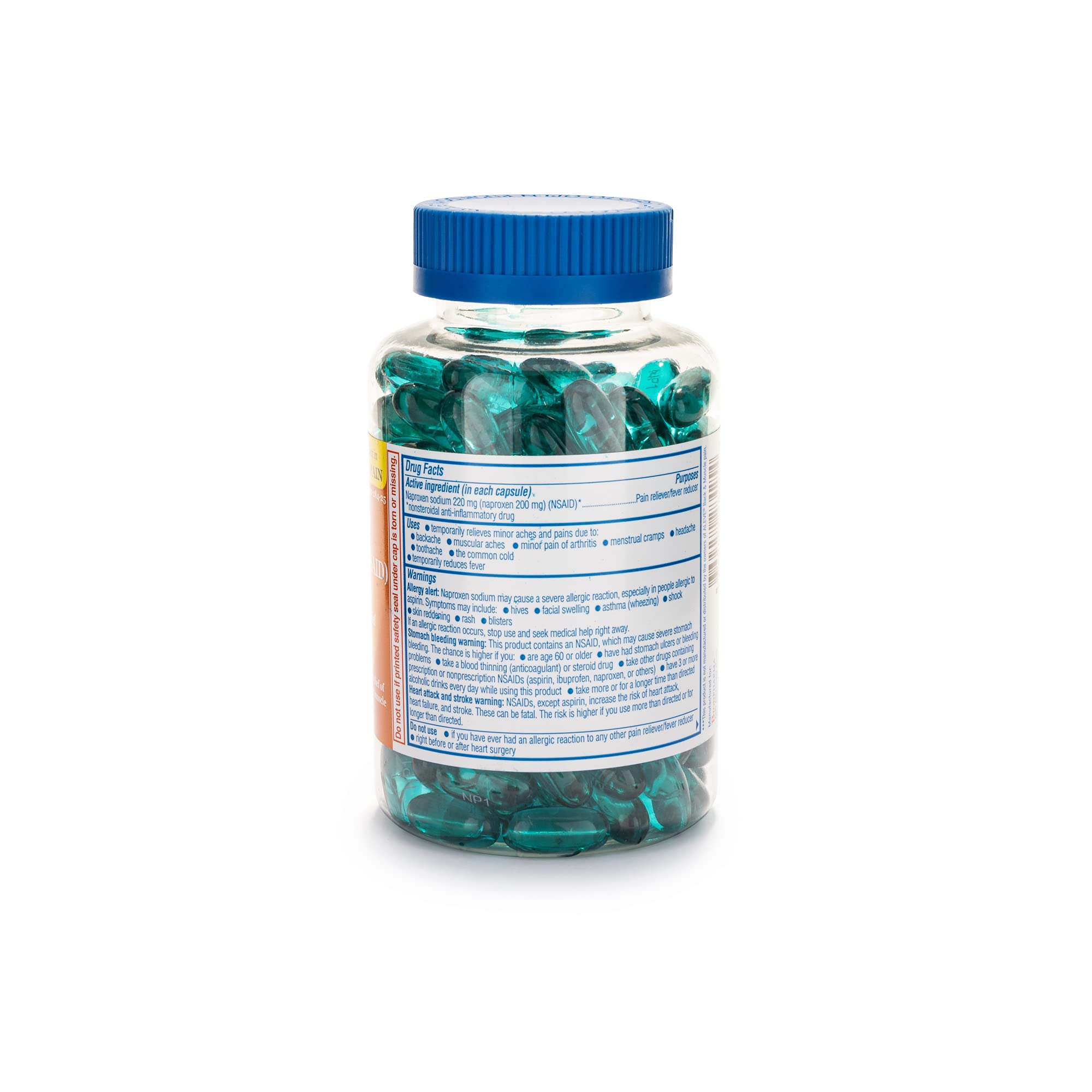 A+Health Naproxen Sodium Back and Muscle Pain 220 Mg Softgels 180 Count — Amazon image 7
