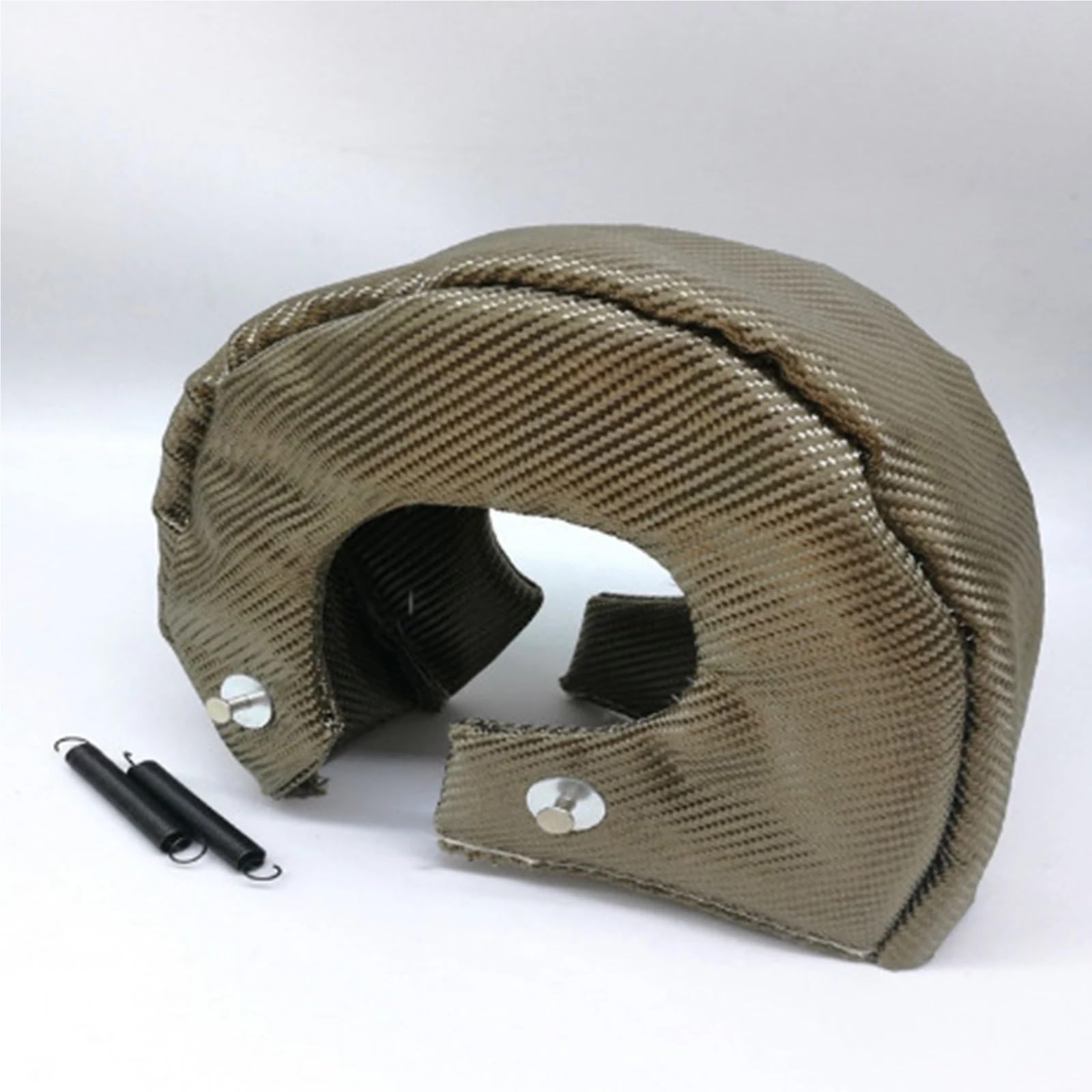 Abgasturbolader T3 T4 T6 Turbolader-Abdeckung, Wickeldecke, Wärmebarriere-Abdeckung, Turbo-Hitzeschild-Abdeckung, Wickelzubehör, Silikonfaser Car Turbocharger(For T4)