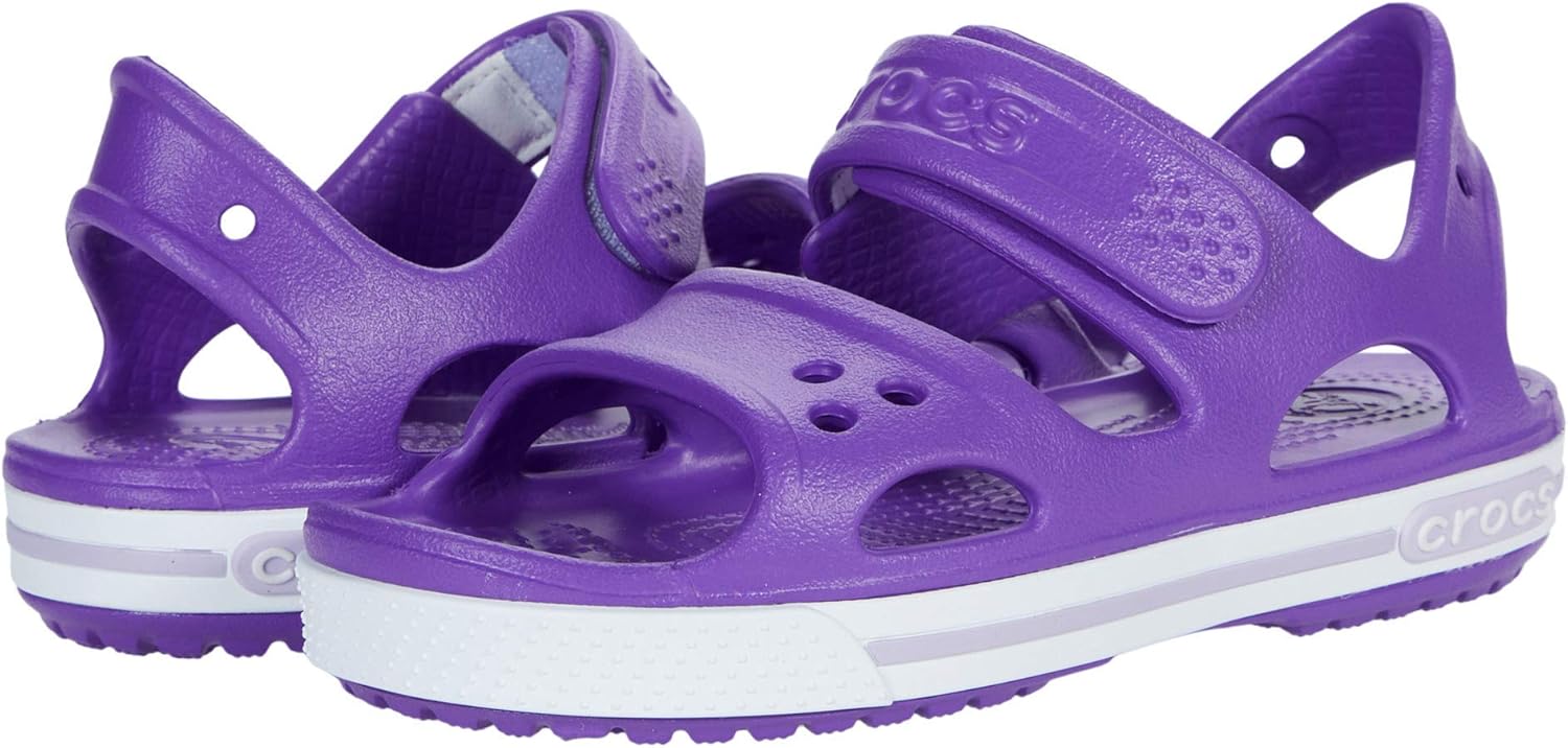 Crocs Kids' Crocband II Sandals, Neon Purple, 11 Little Kid