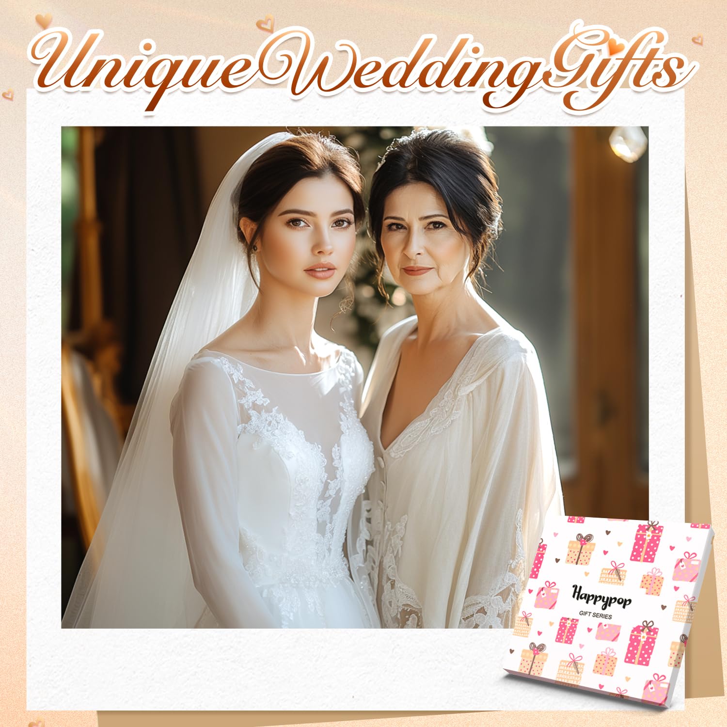 HAPPYPOP Wedding Gifts for Bride Groom - Mother & Father of the Bride & Groom Wedding Socks
