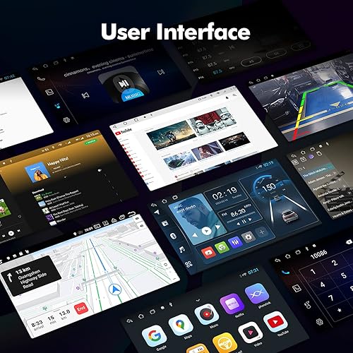 Miniatura 4 de 9 inches Android 10 Double Din Car Stereo for Nissan Altima 2014-2018 IPS Touchscreen Screen Car Radio with Carplay & Android Auto Support Backup