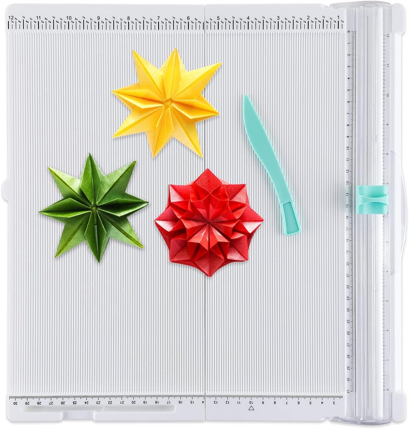 KRYTONE®Foldable Multipurpose 12 x 12 Inch Scoring Board for Scrapbooking, Art & Craft, Paper Trimming Etc-image-18