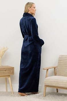 Long Tall Sally - Lts Tall Blue Super Luxe Maxi Dressing Gown