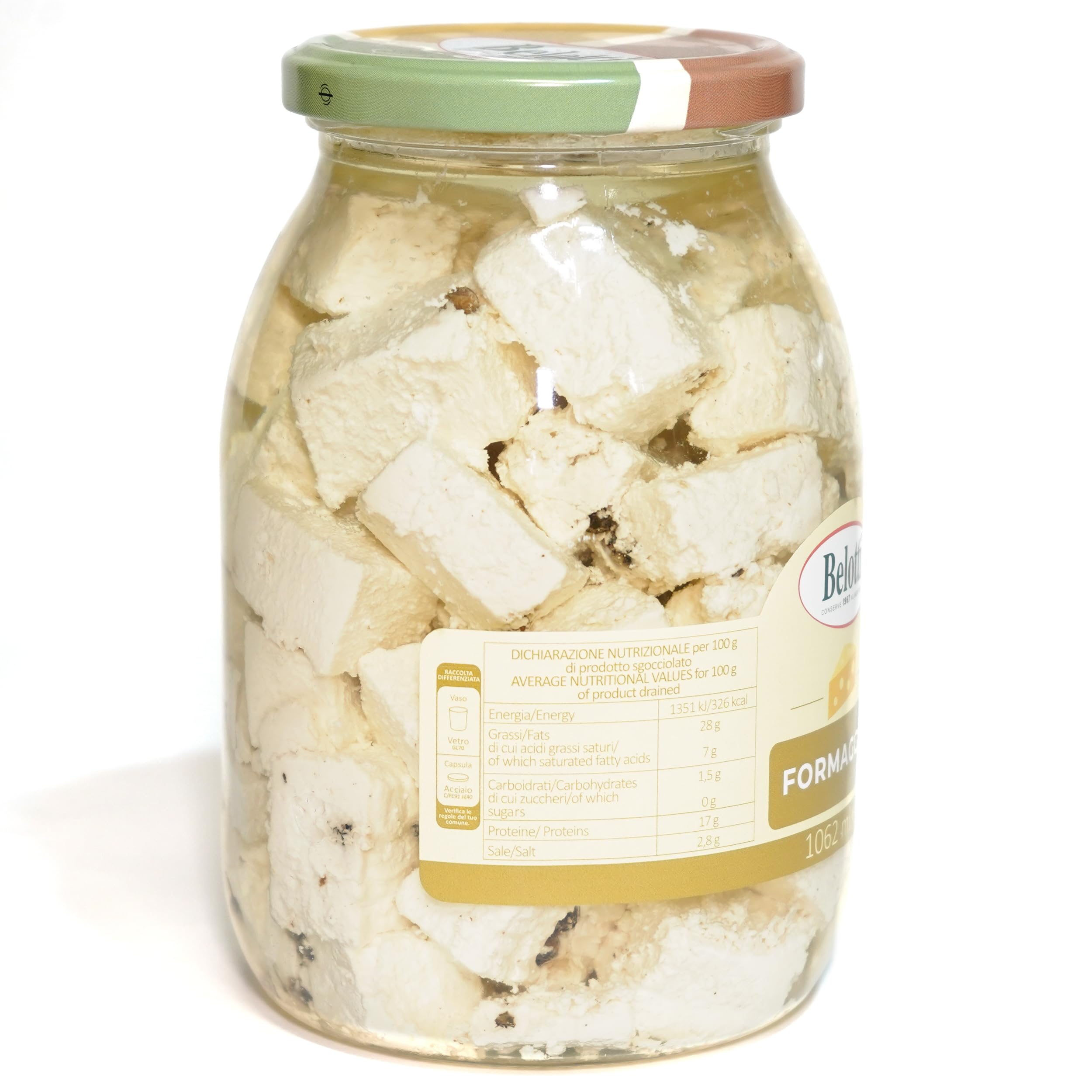 VASO FORMAGGIO AL PEPE 1 KG BELOTTI