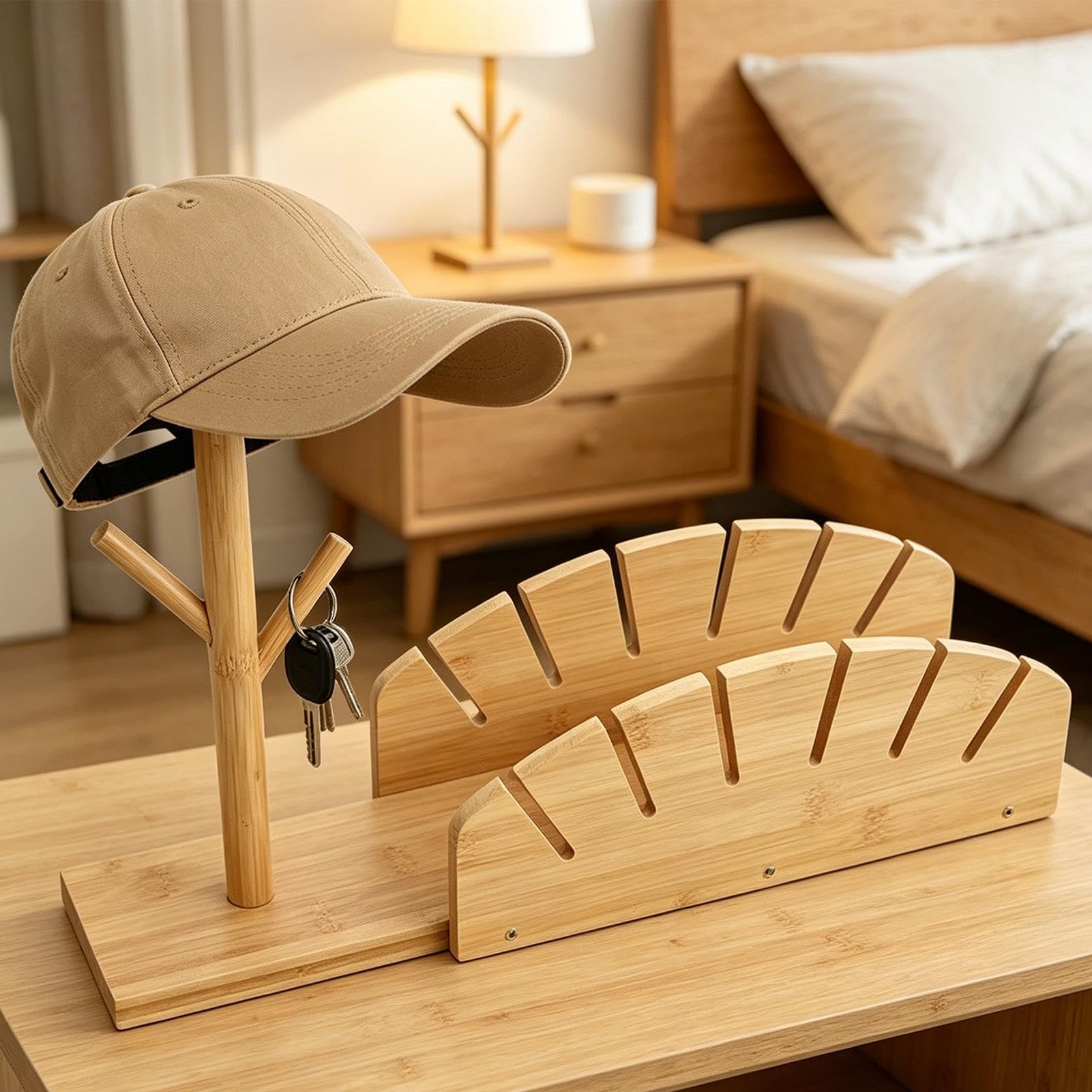 Organizzatore per cappelli da baseball Legno multiuso espositore da
