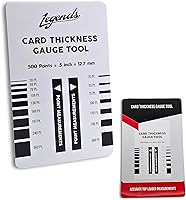 Vista 2 de Herramienta de medición de espesor de tarjeta de leyendas