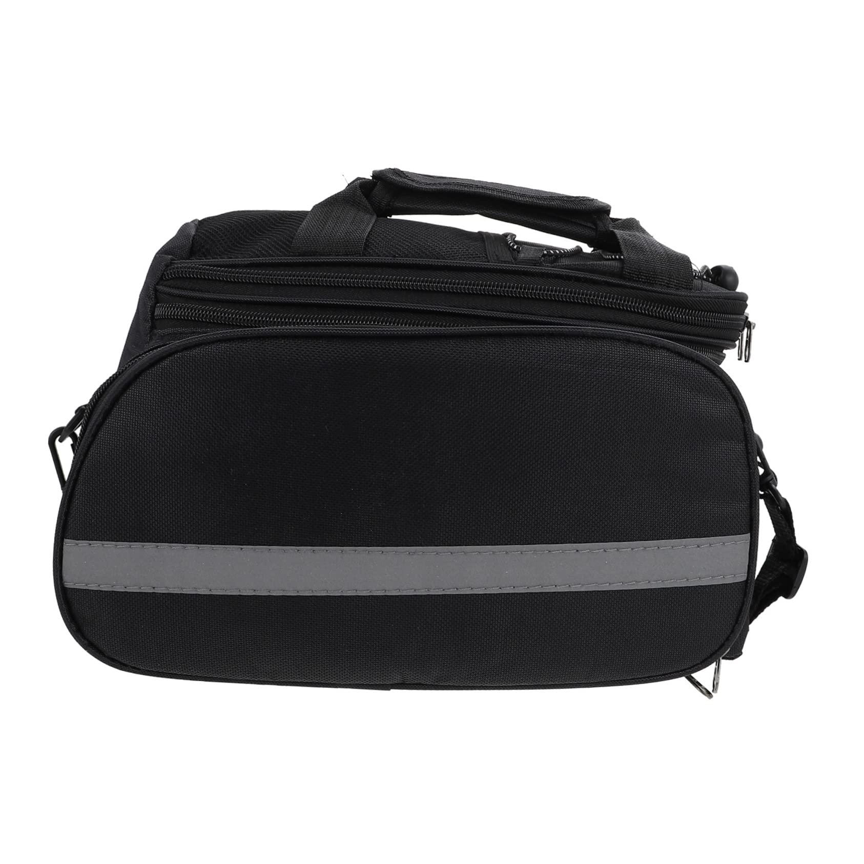 Holibanna Rear Rack Pouch Versatile Bike Bag with Reflective Strips for Night Safety Convenient Handheld Use Easy Installation for Mountain Biking and