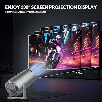 Amazon.com: Mini Portable Projector, 4K 1080P Full HD Supported