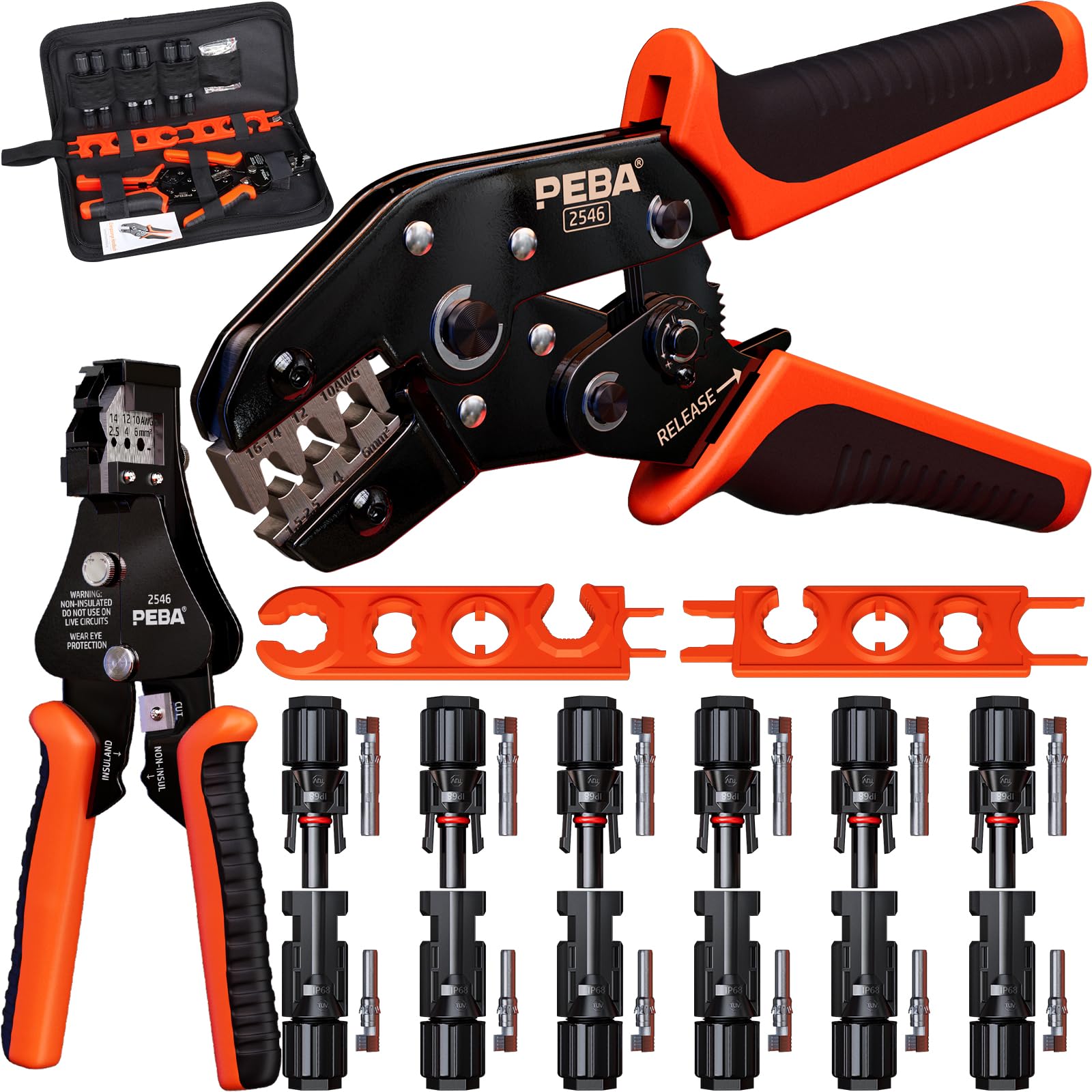 Kit Collegamento Cavo 2,5-6 Mm2 Spina Solare Presa Frizione Per Set - Foto 7