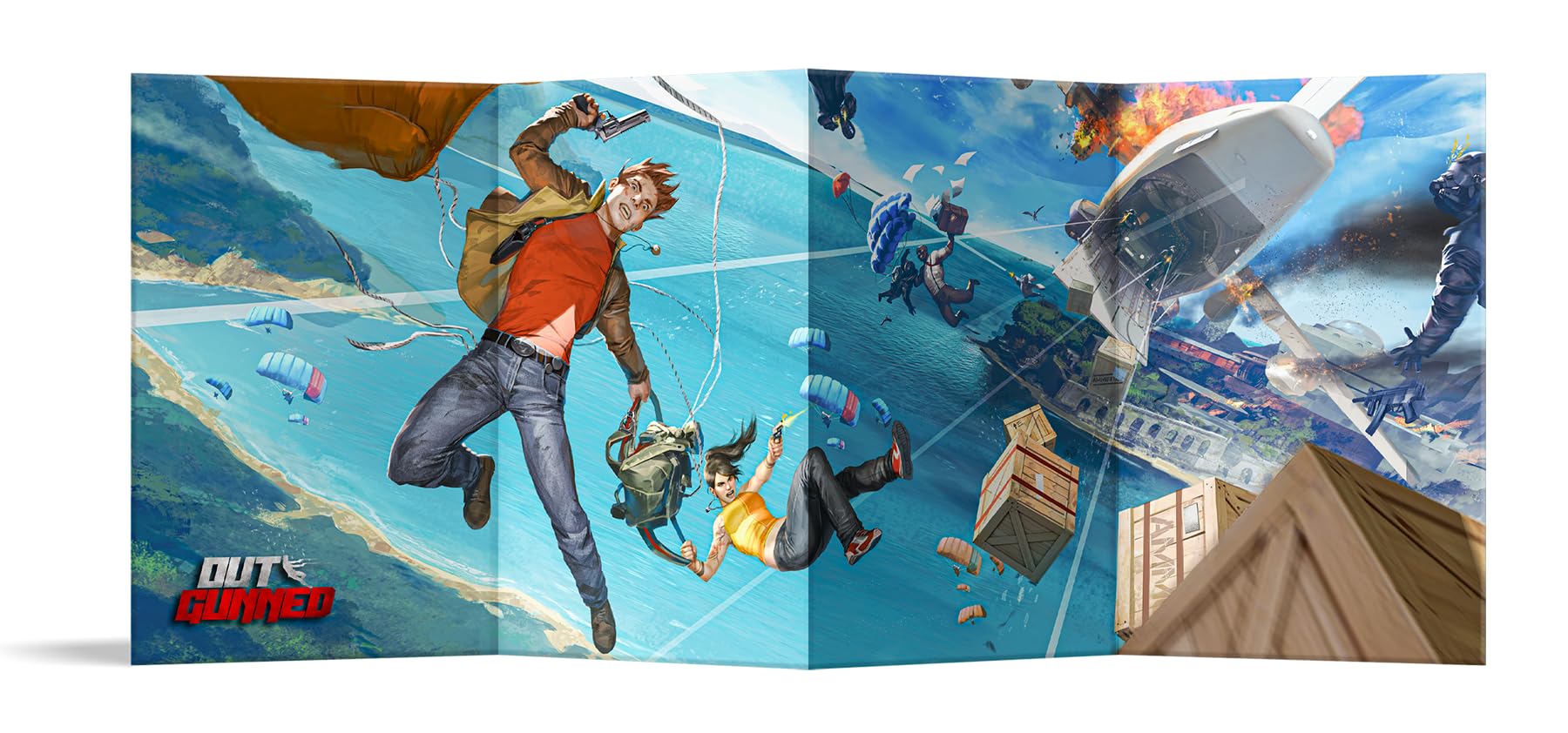 Free League Outgunned Director Screen - Essential for Tabletop RPG, Adventure, and Storytelling