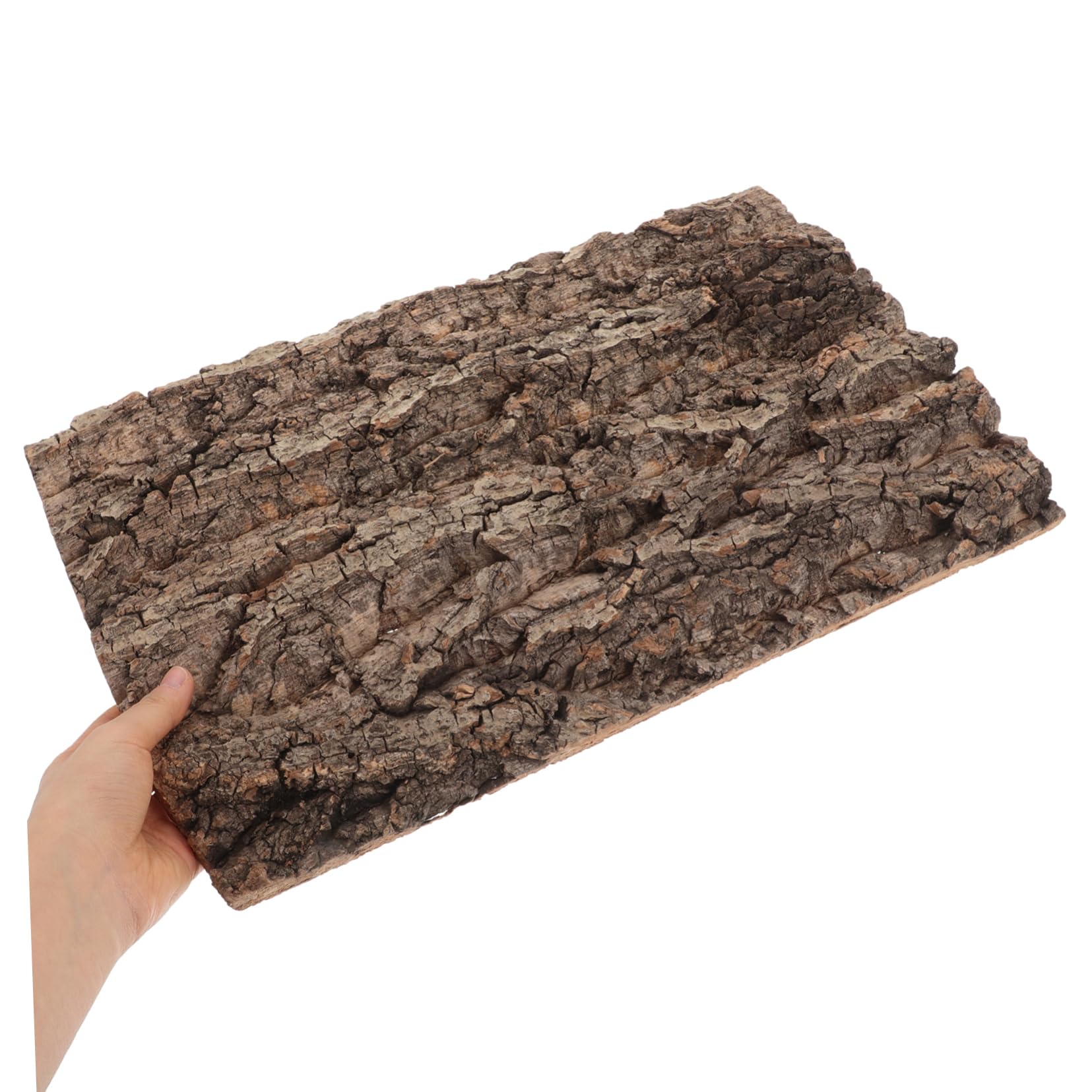 Decoración Natural De Corteza De Alcornoque para Terrarios y Acuarios De Reptiles Instalación Fácil y Ligera Atractivo Visual para Dragones Barbudos Geckos y Hábitats De