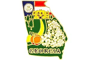 Exhibit State Pride with Georgia Shaped Pins