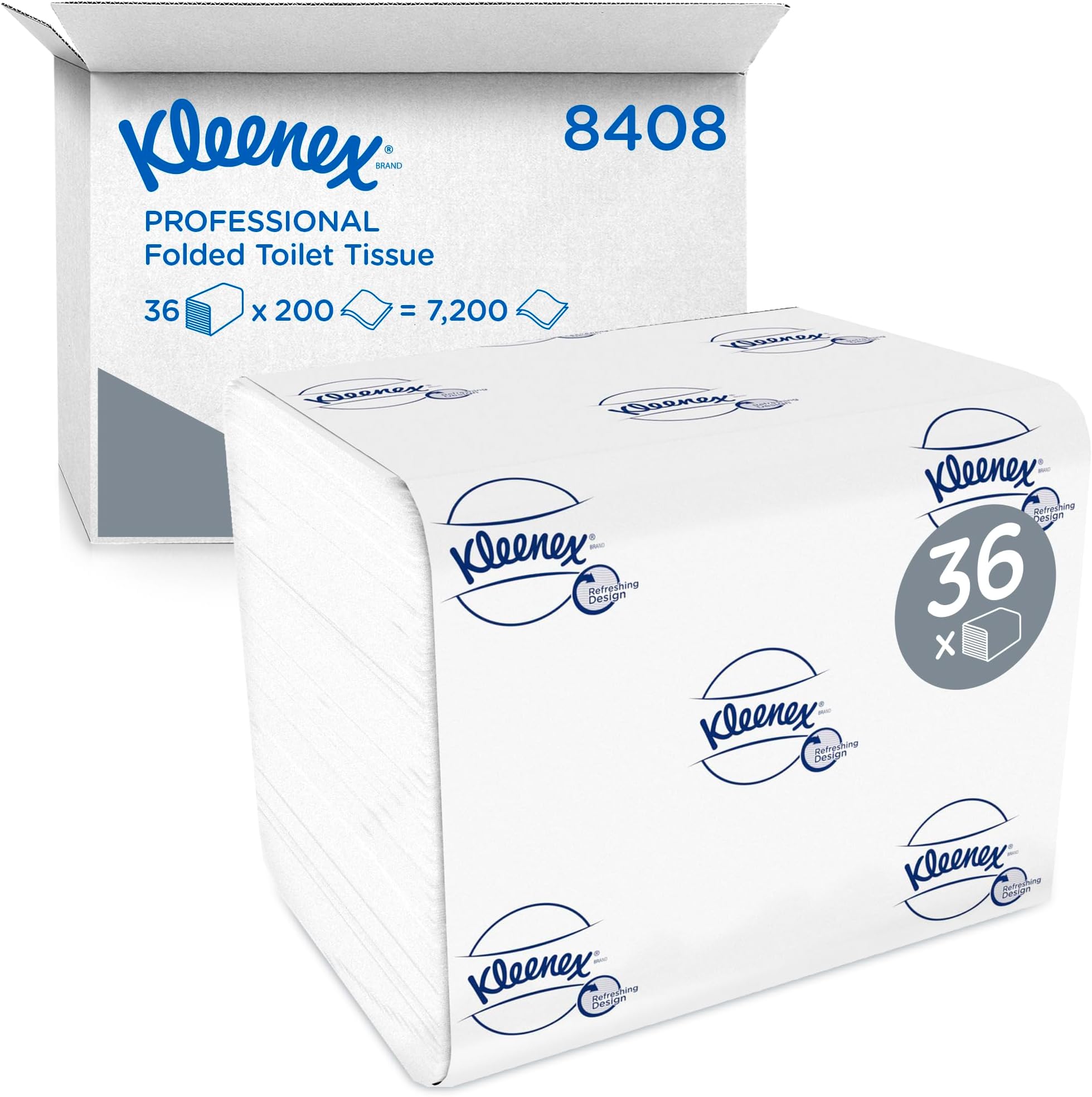 2 Ply Toilet Tissue Bulk Pack/Toilet Flats 36 x 250 Sheet : Amazon.co ...