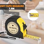 Fathers Day Gift Ideas for Husband, Wood Engraved 25-FT Tape Measure, Valentine's Day Gifts for Husband from Wife, Tool Gifts for Men Christmas Wedding Anniversary Xmas Stocking Stuffers for Men