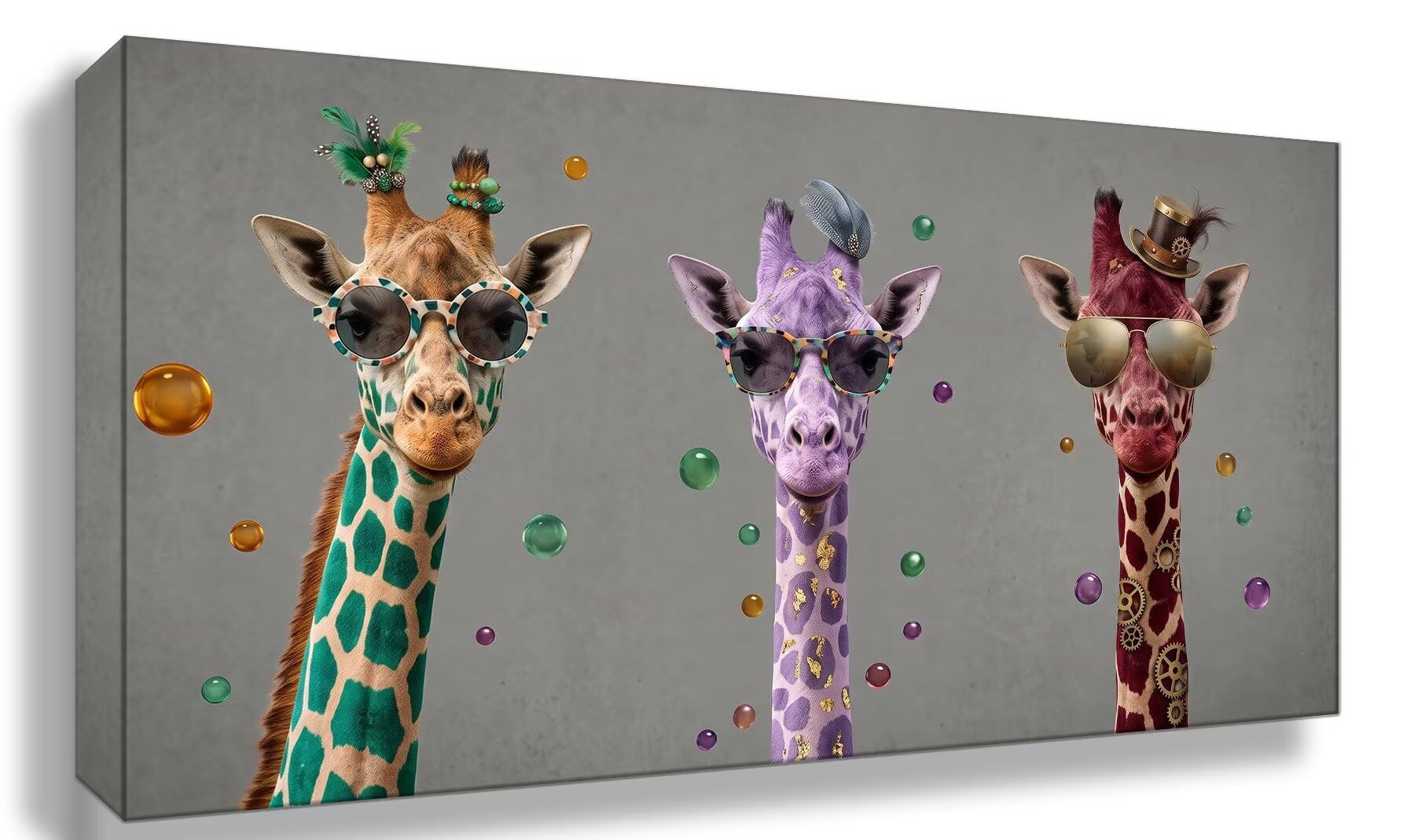 Diamond Painting Kit Completo Animale Diamond Painting Adulti Grande XXL Giraffa 5D DIY Passatempo per Adulti Strass Embroidery Kit Punto Croce Diamantini per Home Wall Room Decor, 60x120cm, Cod-990