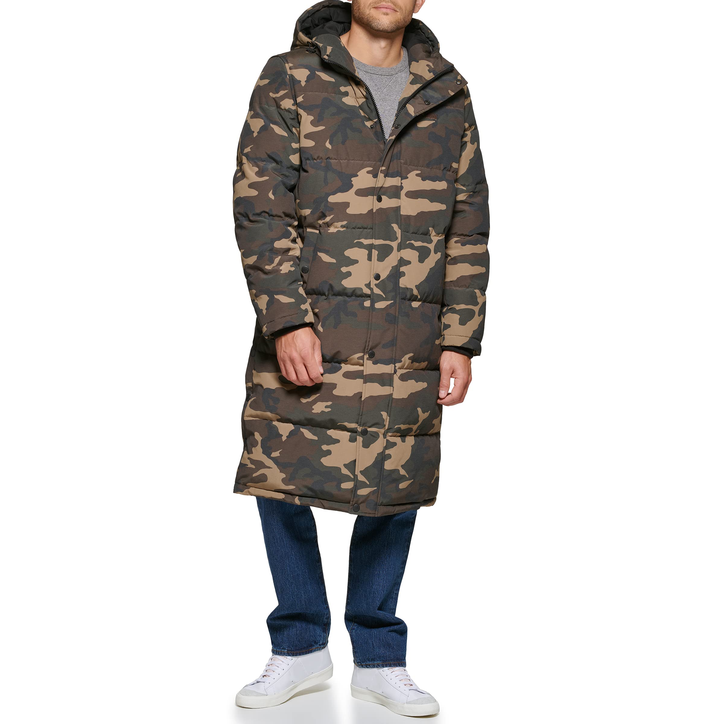 Levi's Men's Arctic Cloth Extra Long Parka Jacket, Camouflage, XXL