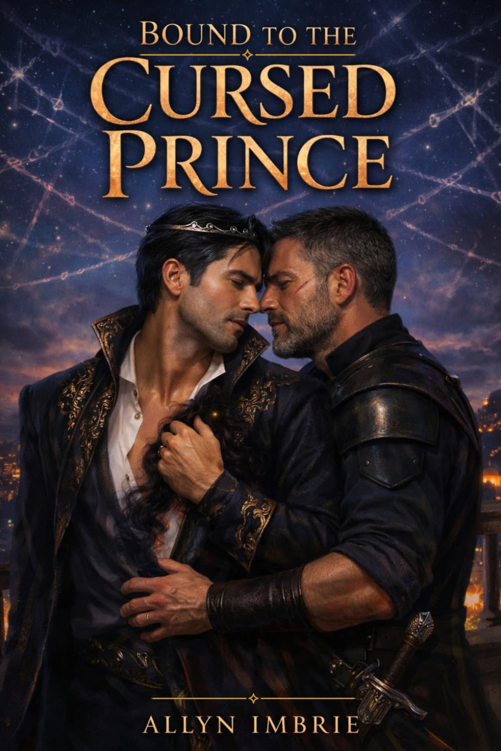 Bound to the Cursed Prince: An Epic MM Romantasy of Curses, Court Intrigue, and Slow Burn (Oaths of Fire and Flight)