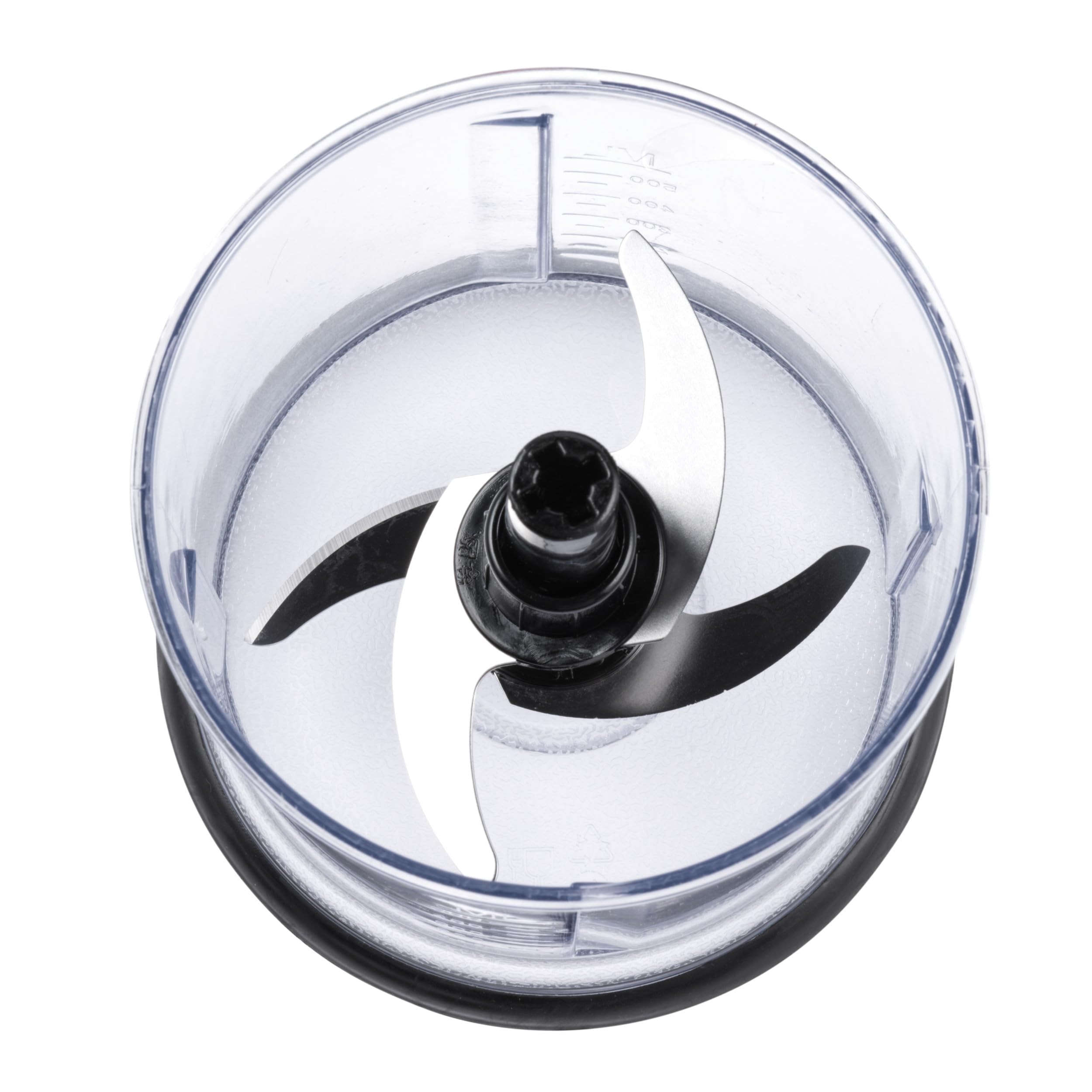 Progress EK5879P Tritatutto elettrico – Robot da cucina compatto, ciotola per tritare da 500 ml, tritaverdure multifunzione, doppia lama staccabile in acciaio inossidabile, funzionamento one-touch