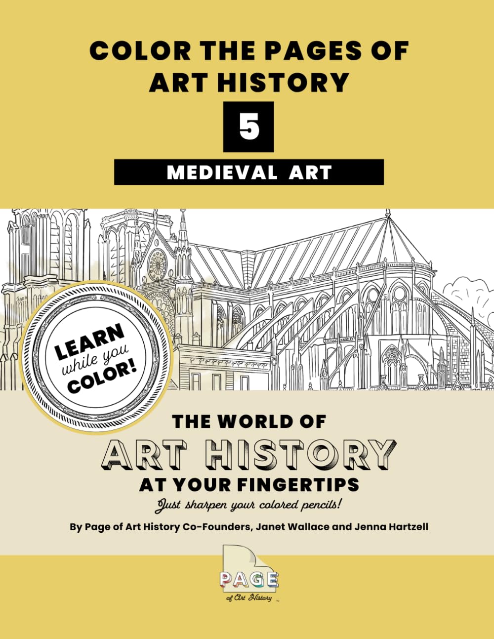 Medieval Art History Coloring Book (Color the Pages of Art History)