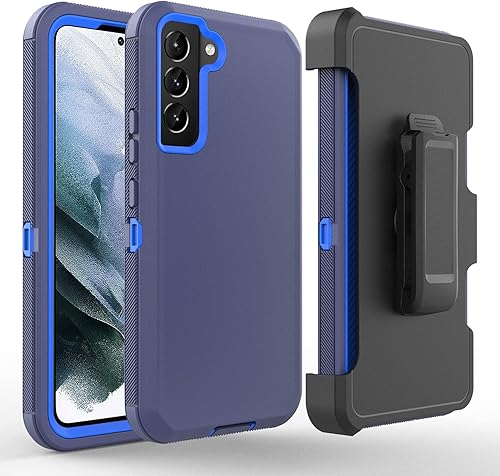 Jackpot Wireless Funda diseñada para Samsung Galaxy S22, protección completa con clip para cinturón, resistente con protector de pantalla integrado,