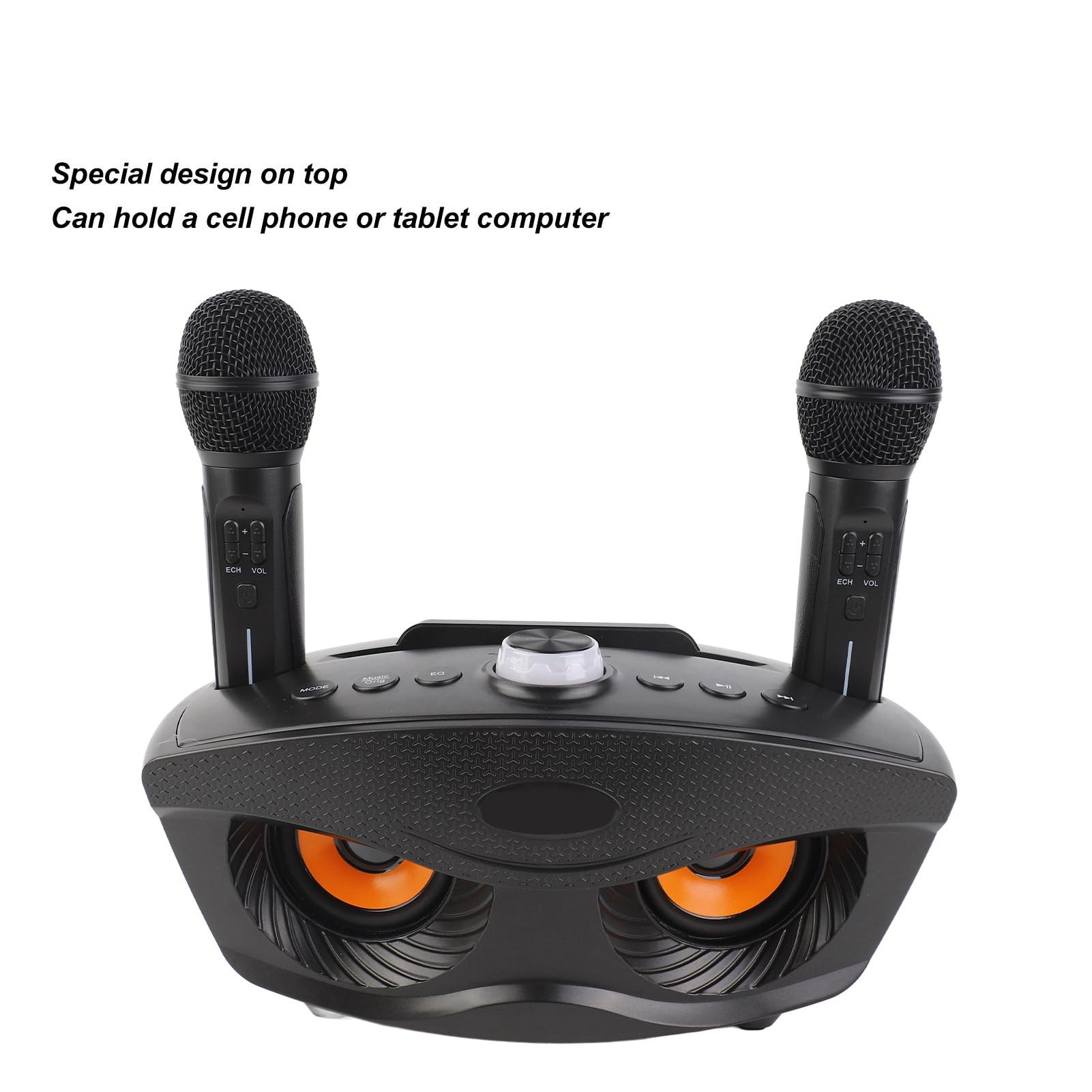 Keenso Microfono Innovativo DOPPEL -KARAOKE -MIKROFON PER Home KTV AUX/Supporto Scheda di Memoria di Input