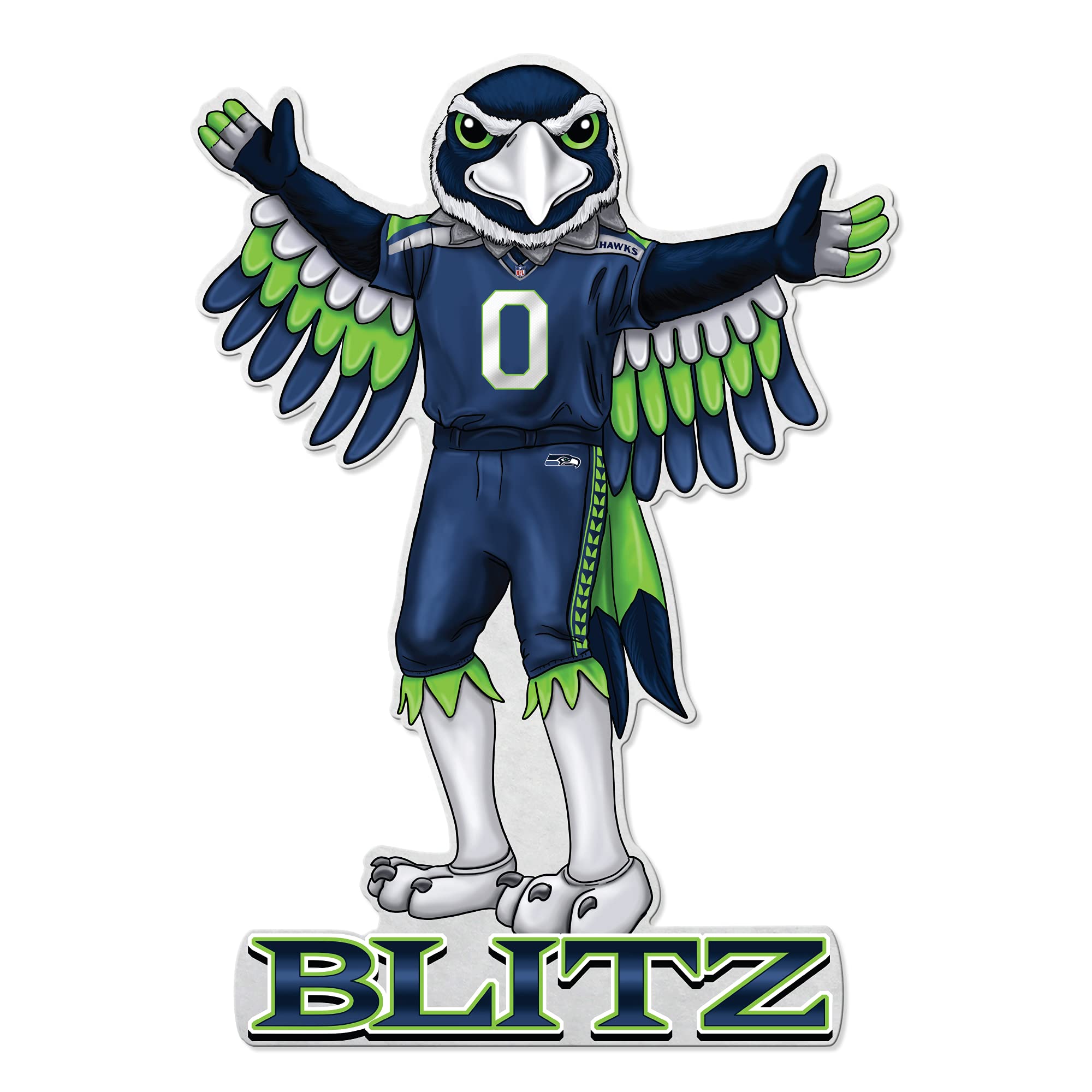 Banderín de los Seattle Seahawks ideal para decorar tu sala con el mejor estilo de la NFL