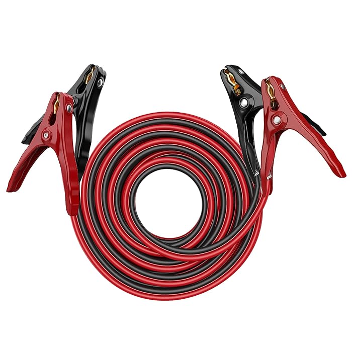 Buy THIKPO G616 Heavy Duty Jumper Cables, 6 Gauge Booster Cables Clamps
