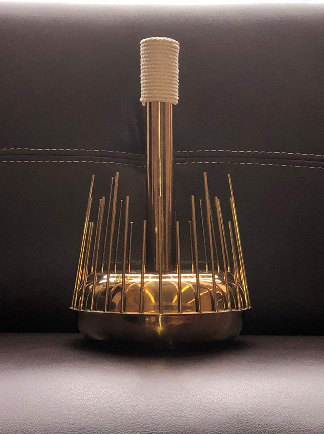 Waterphone Horror Sound Percussion Theremin Weird Movie Music Luxury Gold Handmade Unusual Instrument (Gold)