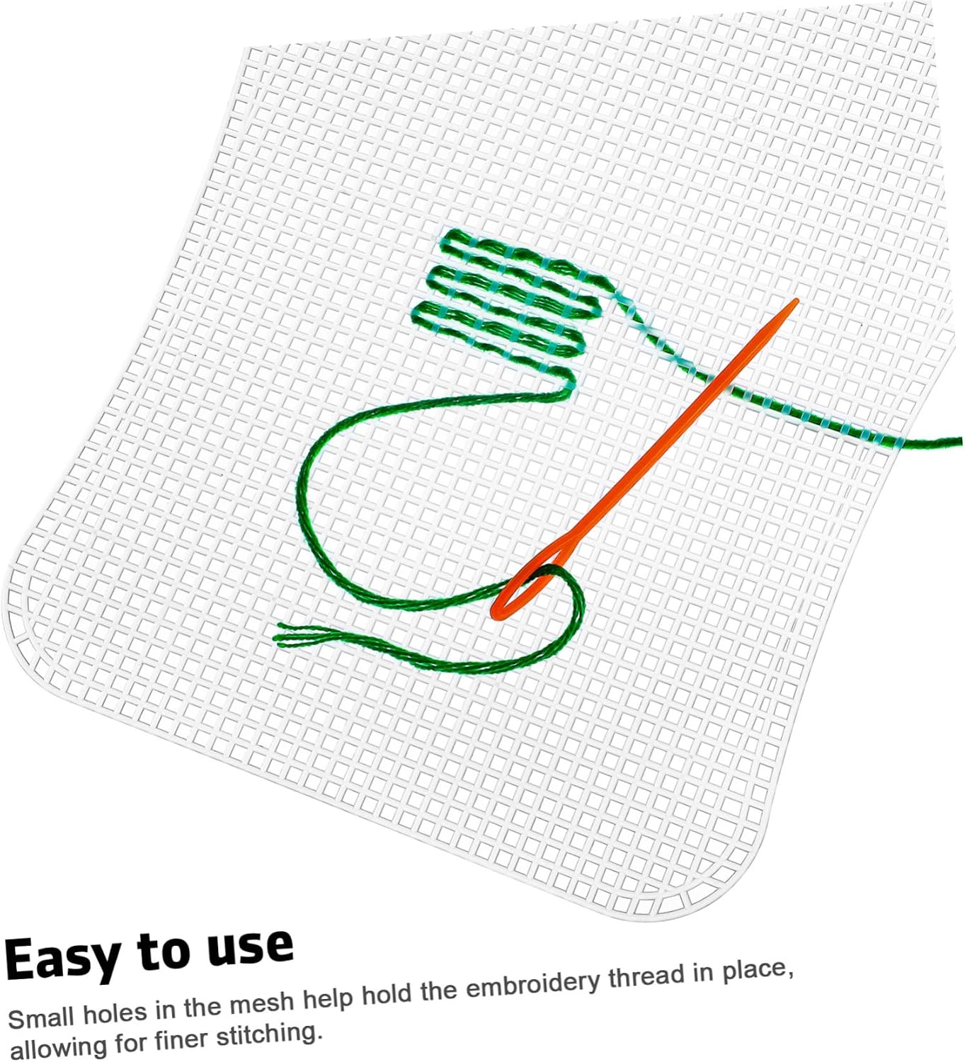 JEWEDECO 4pcs Durable Mesh Sheets for Crafting and Sewing Pre-Cut Canvas for Bag Making and Embroidery Projects Versatile Quilting and Knitting Supplies