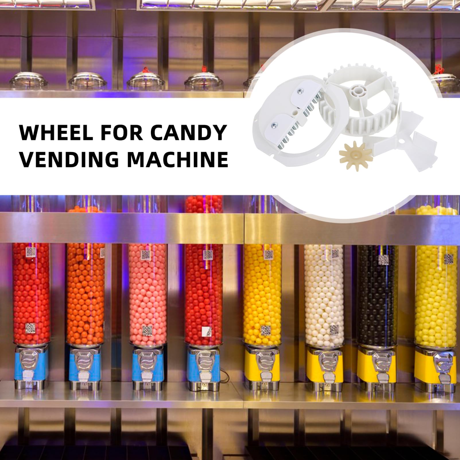 Adjustable Dispenser Mechanism Adjustable Candy Dispenser Wheel ...