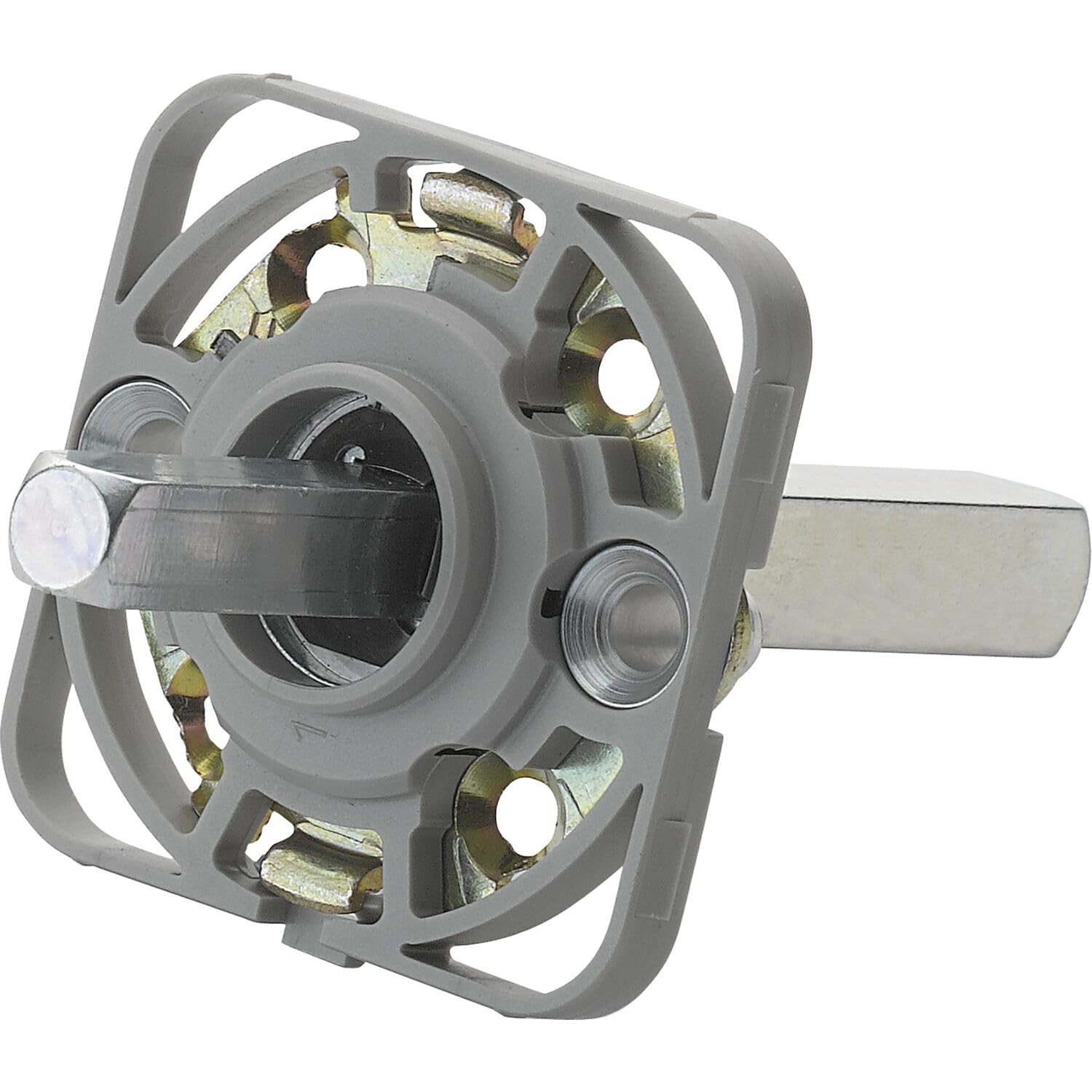 HOPPE Mounting Module UP52/RFL Square Door Handle Rosette VK 10/72 mm Steel Aluminium Coloured, Aluminum