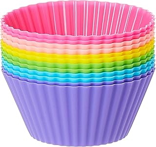 SKY-TOUCH Silicone Cupcake Liners 12Pcs