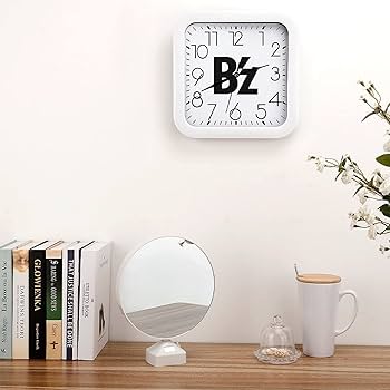 Amazon.co.jp: B'Z ロゴ 掛け時計 壁掛け時計 かけ時計 時計 壁