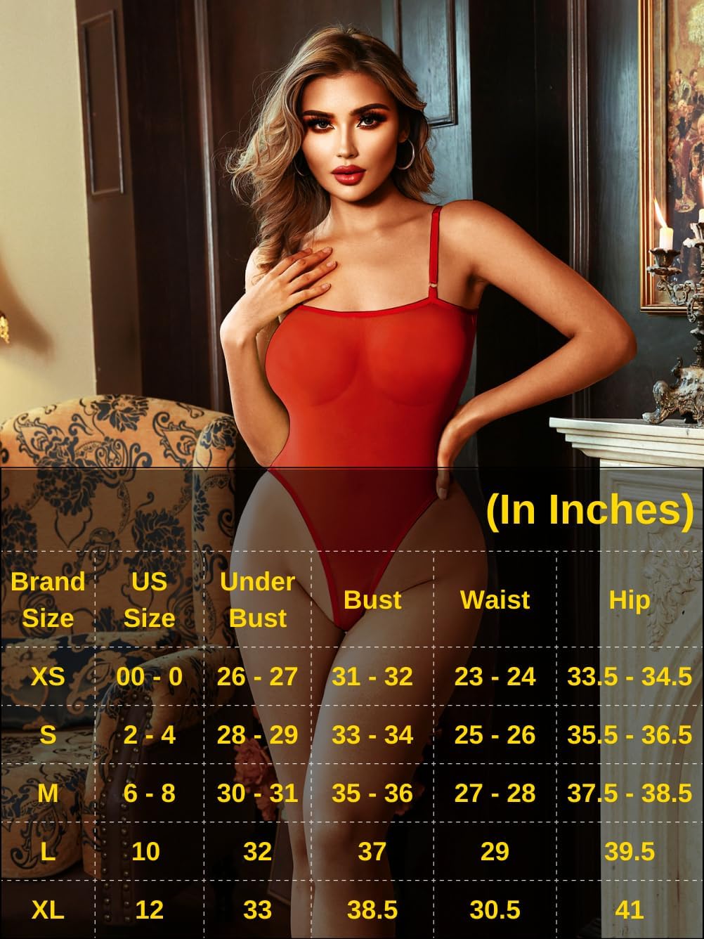 Kaei&Shi Mesh Bodysuit For Women,Spaghetti Strap Backless High Cut Sexy Body Suit,One Piece Sheer Top Rave Outfits Club Date - Image 7