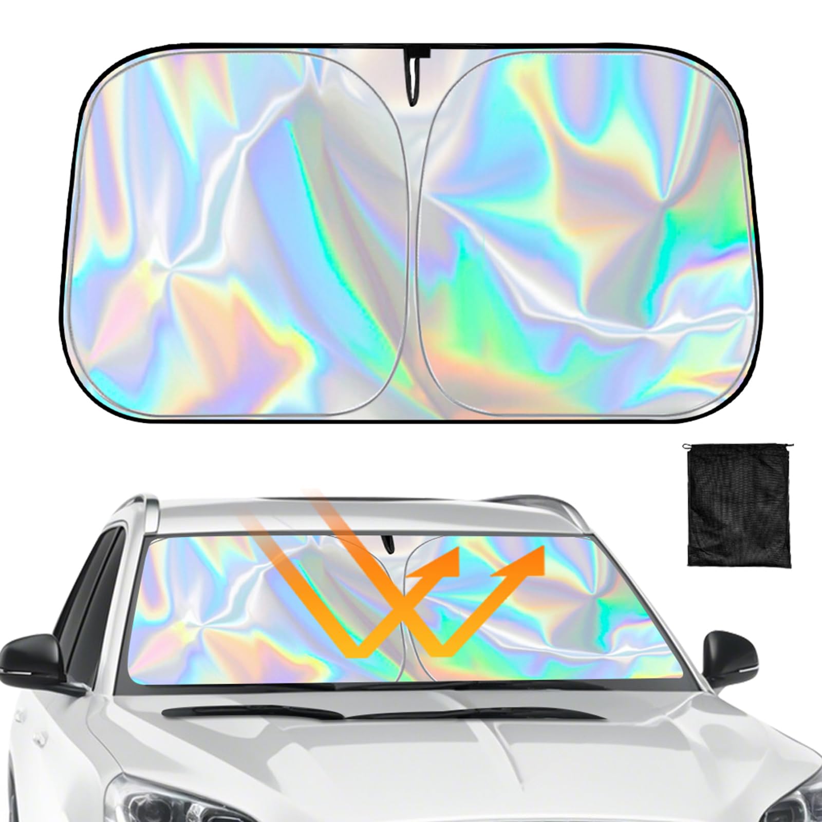 Pare Soleil Voiture 130 X 70 Pare-soleil Voiture Pliable - Protection UV Universelle Pour Pare-brise Pare Soleil Voiture Bébé